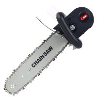 12นิ้ว Chainsaw Refit Conversion Kit Chainsaw Bracket Set Change Angle Grinder Into Chain Saw Woodworking Power Tool With 10Mm Connecting Rod And 11.5Mm Connecting Rod