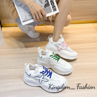 Kingdom_Fashion ยอดนิยม รองเท้าผู้หญิง รองเท้าผ้าใบ รองเท้าสุขภาพ รองเท้าแฟชั่น มัลติฟังก์ชั่ จับคู่ง่าย การออกแบบที่เป็นเอกลักษณ์ คลาสสิก B96F04G 40Z231007