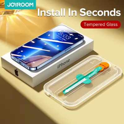 Joyroom Tempered Glass for 13 12 Pro Max Explosion-proof Screen Protector for 13 Protective Glass with Install Kit