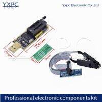 CH341B 24 25ชุดแฟลช EEPROM ไบออส USB โปรแกรมเมอร์เมนบอร์ด93CXX เส้นทางโมดูล LCD/25CXX /24CXX SOP8ชิปเผาไหม้ที่หนีบทดสอบ