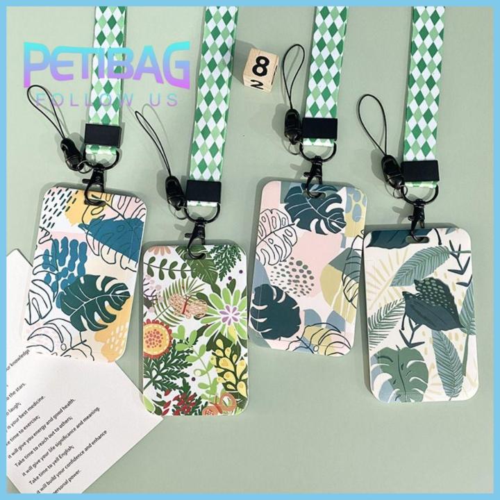 petibag-ต้นไม้สีเขียว-ซองใส่บัตรเครดิต-เอบีเอสเอบีเอส-พร้อมสายคล้องคอ-กระเป๋าใส่บัตร-ของใหม่-เคสป้องกันป้องกัน-สำหรับนักเรียน