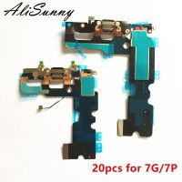 AliSunny 20pcs Charging Flex Cable สําหรับ iPhone 7 Plus 7P 7G 7Plus USB Dock Connector Charger Port อะไหล่ทดแทน