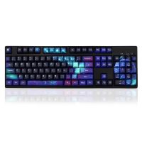 Starry Sky Keycaps Set KCA Height Pbt Dye Sub Keycap For Gk61/64/68/75 GMMK PRO Mechanical Gaming Keyboard Caps Iso Keys