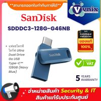 Sandisk SDDDC3-128G-G46NB แฟลชไดรฟ์ ไดร์ฟ Ultra Dual Drive Go USB Type-C™ 128GB (Navy Blue) By Vnix Group