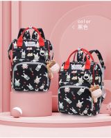 【APR】 2023 New Nylon Printing Series Maternal and Baby Bag Travel Large Capacity Portable Portable Mommy Bag Backpack