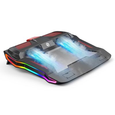 Laptop Cooler RGB Notebook Stand Powerful Air Flow Adjustable Cooling Pad for Lenovo Legion Y7000P 15.6/17.3 inch