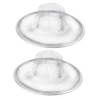 2X Stainless Steel Drainer Basin Filter Mesh Sink Strainer 3.5 Inch Top Diameter