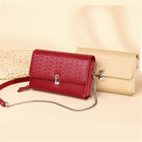 Ladys Woven Pattern Bag Concise Lock-Catched Small Square Bag for Woman Females Cross-Body Bag Shoulder Bag F506