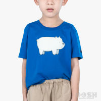 DOSH KIDS UNISEX T-SHIRTS WE BARE BEARS เสื้อยืดคอกลม แขนสั้น เด็กชาย-เด็กหญิง 9FBBBT5031-BU