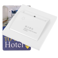 สวิตช์ไฟบ้านเซ็นเซอร์คีย์การ์ดโรงแรมตัวอักษรอุปกรณ์เสริม PC Door Bell Ringer Button