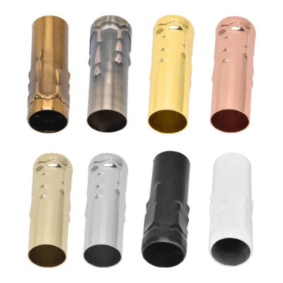 【YF】❁◕  10Pcs E14 Lamp Holder Sleeve Metal Tube for Candle Base Lighting Accessories 25x80mm