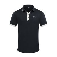 New golf clothing mens breathable quick-drying outdoor sports short-sleeved Polo shirt golf trend tops tops G4 Odyssey Honma DESCENNTE Titleist XXIO TaylorMade1 W.ANGLE❍