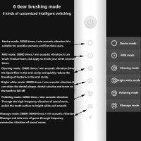 HOKDS 6 Mode Sonic Electric Toothbrushes for Adults Kids vs xiomi Rechargeable Teeth Whitening Toothbrush IPX7 Waterproof 4 Brush Head