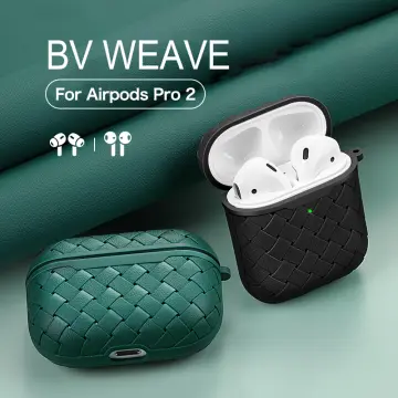 Apple Airpods Cases Covers Woven Pattern Silicone Soft