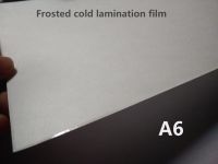 A6 Forsted Texture For Photo Paper PVC Cold Lamination Film