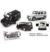 โมเดลรถยนต์ รถจี๊บ  G63  CAR MODEL  ทำจากเหล็ก สัดส่วน 1:24 ประตู ฝากระโปรง เปิดปิดได้เหมือนจริง ล้อฟรีสามารถสไลด์วิ่งได้เหมือนจริง มีไฟ มีเสียงหมือนจริง M923K