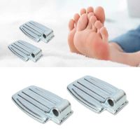 1 Pair Wheelchair Footrest Rust Proof Aluminium Alloy Textured Surface Easy to Clean Compact Lightweight Wheelchair Accessories