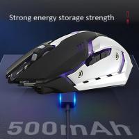 ZZOOI 2.4g Wireless Pc Gamer Bluetooth Mouse Silent Rechargeable Laptop Gamer Reddragon Mouse Laptops For Gaming Delux Pink Mouse