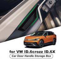 ที่เก็บถาดวางแบบกล่องเก็บของที่จับประตูรถสำหรับ Volkswagen สำหรับ ID.6Crozz ID.6 ID.6X อุปกรณ์ตกแต่งภายในรถยนต์