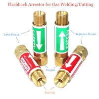 Flashback Arrestor Check Valve Flame Buster 9/16 3/8 M16 for Acetylene Propane Gas Blowtorch Welding Gun Cutting Torch