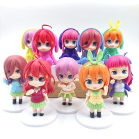 6Pcs Anime The Quintessential Quintuplets 5cm Figure Model PVC Action Decorate Nakano Ichika Nino Yotsuba Itsuki Kids Toy Reward