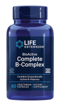 Life Extension BioActive Complete B-Complex / 60 vegetarian capsules