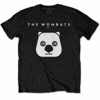 Popular Printing O-Neck Short Sleeve T-Shirt The Wombats Rainbow Eyes Large Cotton Breathable Convenient Valentines Day gift