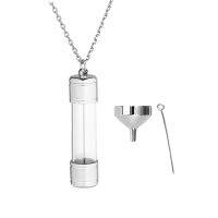 【cw】 Urn Necklace Glass Tube Gifts Vial Bottle Pendant Cremation Jewelry for Ashes Dances Banquets Graduation ！