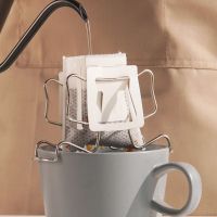Coffee Filter Holder Portable Reusable Outdoor Tea Filters Dripper Baskets Cafe Filter Paper Bag Shelf Coffee Accessories Mesh Covers