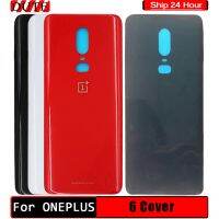 【✱2023 HOT✱】 jiejiu65879742 สำหรับ Oneplus 6ฝาครอบกระจกสมาร์ทโฟนประตูฝาหลังอะไหล่ซ่อมแซมสำหรับ One Plus 6T 16