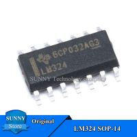 10Pcs Original LM324 SOP-14 LM324DR 324 SOP14สี่ Operational Amplifiers ใหม่เดิม