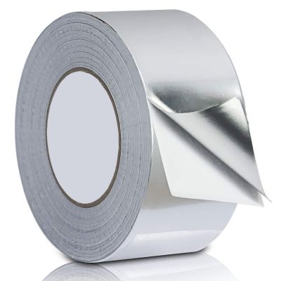 Sliver Aluminum Foil Tape for Duct Work  4.8mm x 10m  Reflectix Tape Perfect for HVAC  Patching Hot  Cold Air Ducts Adhesives  Tape