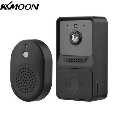 KKmoon 1080จุดความละเอียดสูงภาพสมาร์ทการรักษาความปลอดภัยออดกล้องออดวิดีโอไร้สายที่มี IR Night Vision เสียง2ทางตรวจสอบเวลาจริง กริ่งกดไร้สาย