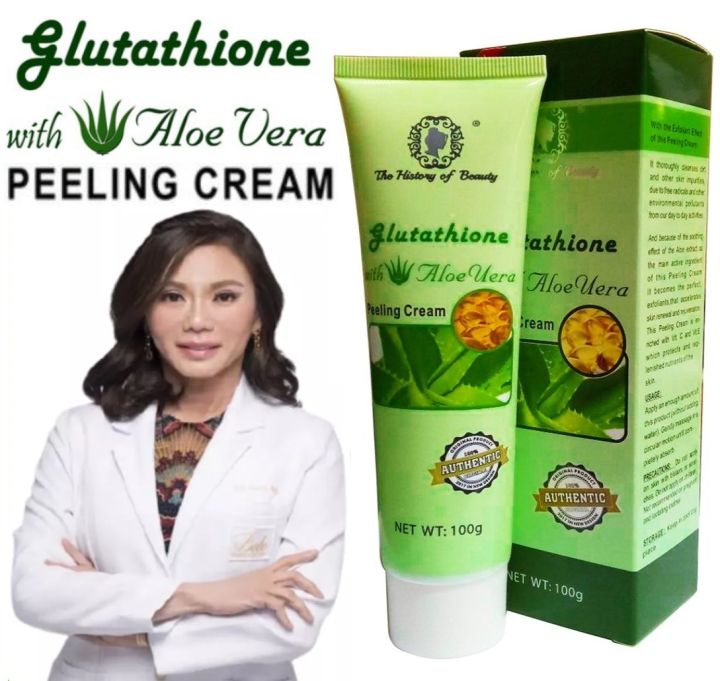 Glutathione With Aloe Vera Magic Peeling Gel Cream 100g Remove Dark ...