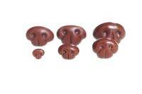 30PCS/LOT New custom high quatity nose 7mm-22mm brown toy animal nose plastic safety noses +washer-- size option Pipe Fittings Accessories