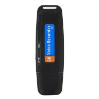 USB Flash Drive Digital Audio Recorder Dictaphone USB Voice Pen Portable U Disk Maximum Support 32GB Memory Card