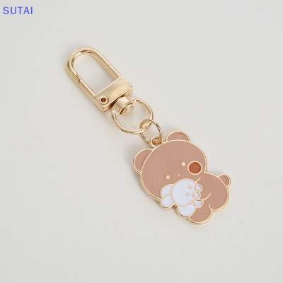 💖【Lowest price】SUTAI พวงกุญแจโลหะการ์ตูนพวงกุญแจน่ารักสวยสดเครื่องประดับกระเป๋านักเรียนใหม่พวงกุญแจหญิงสาวพวงกุญแจคาวาอี้