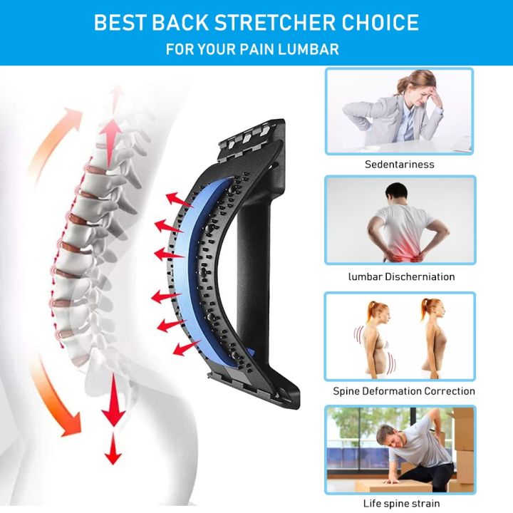 back-stretcher-equipment-massager-massageador-magic-stretch-fitness-lumbar-support-relax-hernia-spinal-pain-relief-chiropractic
