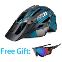 BATFOX Casco หมวกกันน็อคจักรยานสำหรับผู้ชาย Integrally-Molded Capacete Ciclismo หมวกกันน็อคจักรยานเสือภูเขากีฬากลางแจ้ง Mtb หมวกกันน็อคขี่จักรยาน