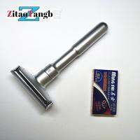 Zitaotangb®Double Edgeเครื่องโกนหนวดมีดโกนFacial Hair Removalคู่มือ5ใบมีด