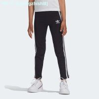 ✴ Adidas Clover Sports Girls Pants Authentic Knitted Classic Three-Stripe Leggings Leggings ED7737