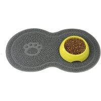 Pet Food PVC Mat Waterproof Non-Slip Pet Feeding Mat Pet Bowl Mat, Pet Feeding Tray for Cats and Dogs