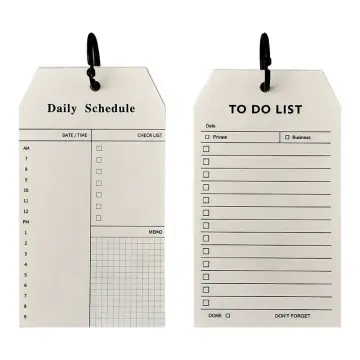 52 Sheets Daily Weekly Planner Memo Pads To Do List Time Schedule Journal  Agenda Organizer Cute Morandi Notepads Stationery