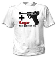 Luger P08 1908 Parabellum Germany Wwii New Cotton Summer 2019 Short Sleeve Print Men T Shirt S-4XL-5XL-6XL