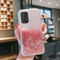 เคสโทรศัพท์สำหรับ Samsung A23 A73 A53 A52 A52S A13 A32 A72 A33ของเหลวแบบไหลเด็กผู้หญิงน่ารัก4G 5G เคสกากเพชรส่องแสงเป็นประกายวิบวับป้องกันการกระแทก