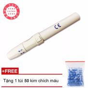 Bút chích máu không đau máy đo đường huyết Sinocare + 50 kim Dùng cho tất