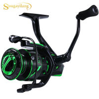 Souilang 12 1BB ตกปลา Reel 1000-4000โลหะ Spool Spinning Reel อัตราส่วนความเร็ว5.2:16.2:1อลูมิเนียม Spool ปลาคาร์พ Reel 14กก. ลาก