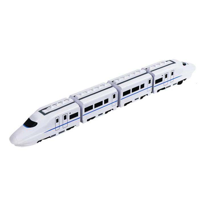 Electric Train Toy With Flashing Lights Battery Powered Smart Train