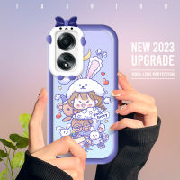 Case4you สำหรับ OPPO A58 4G A78 4G การ์ตูนสาวน่ารักเคสโทรศัพท์มีลายเลนส์โทรศัพท์มอนสเตอร์เคสนิ่มเคสโทรศัพท์มือถือกันกระแทกฝาครอบป้องกัน