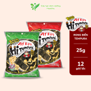 Snack rong biển Taokaenoi HI TEMPURA Vị Truyền Thống Cay Gói 25g